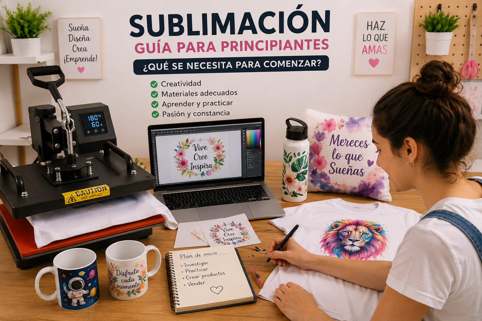Comenzar en sublimación: guía para principiantes paso a paso